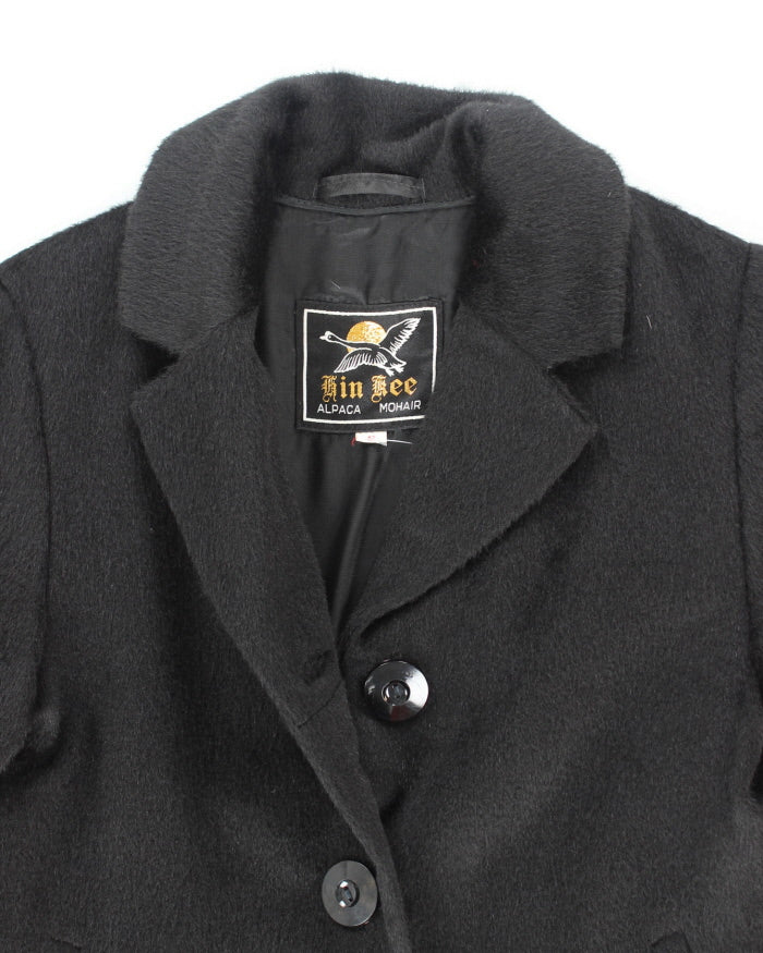 Vintage Alpaca &amp; Mohair Blend Coat - S
