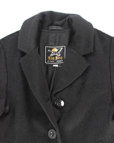 Vintage Alpaca & Mohair Blend Coat - S