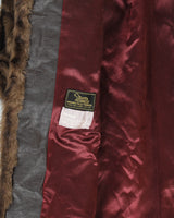 Vintage Sears Brown Faux Fur Coat - M