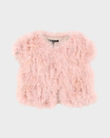 BCBG Max Azria Feather Gillet - M