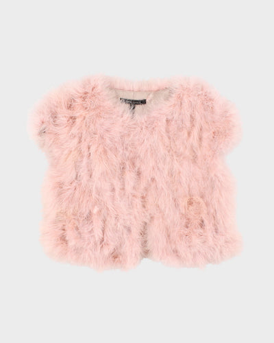 BCBG Max Azria Feather Gillet - M