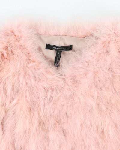 BCBG Max Azria Feather Gillet - M