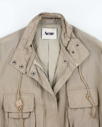 Vintage Women's ACNE Lightweight Multi Pocket Jacket - M