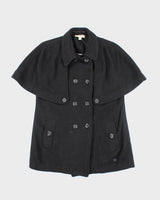 Vintage Women's Burberry Sleevless Cashmere Jacket - M