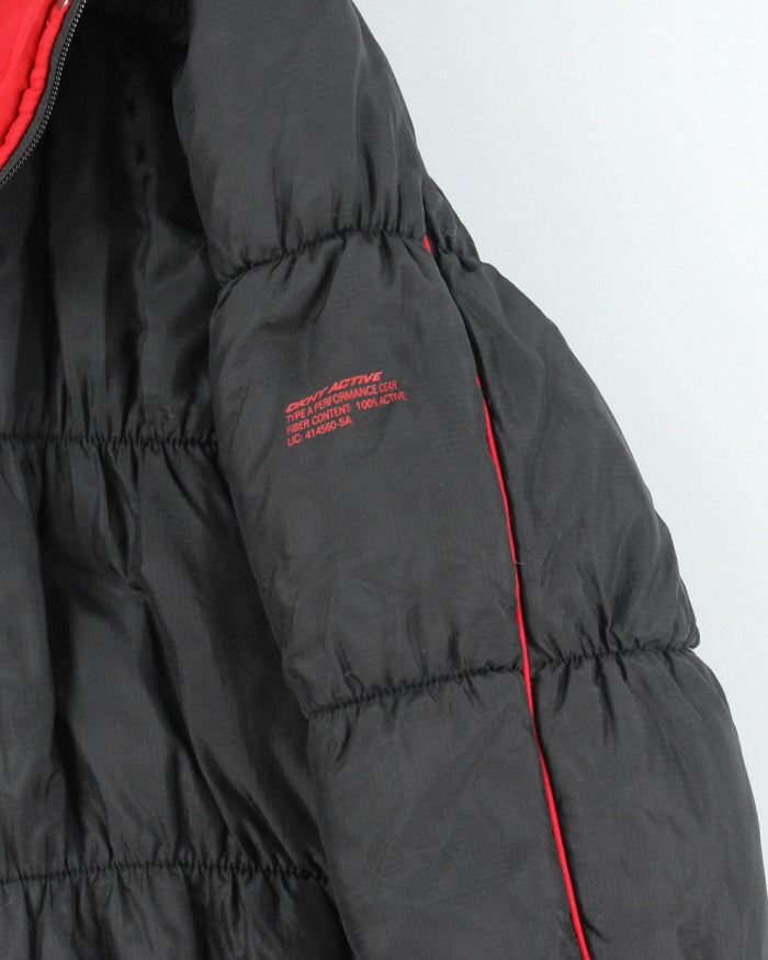 Vintage Y2K Women's DKNY Cropped Hooded Puffer Jacket - S