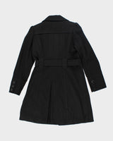 Vintage Guess Black Wool Blend Coat - L