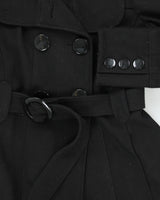 Vintage Guess Black Wool Blend Coat - L