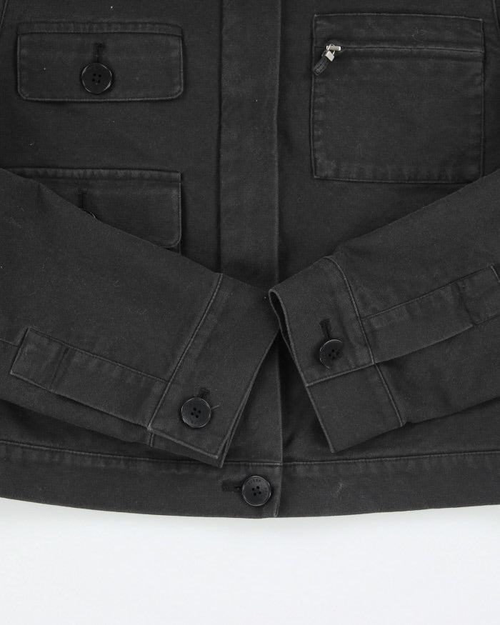 Ralph Lauren Black Cropped Lightweight Jacket - M