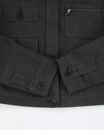 Ralph Lauren Black Cropped Lightweight Jacket - M