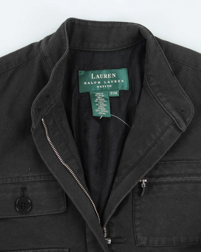 Ralph Lauren Black Cropped Lightweight Jacket - M