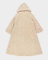 Vintage 70s Wool Hooded Coat - M