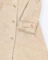 Vintage 70s Wool Hooded Coat - M