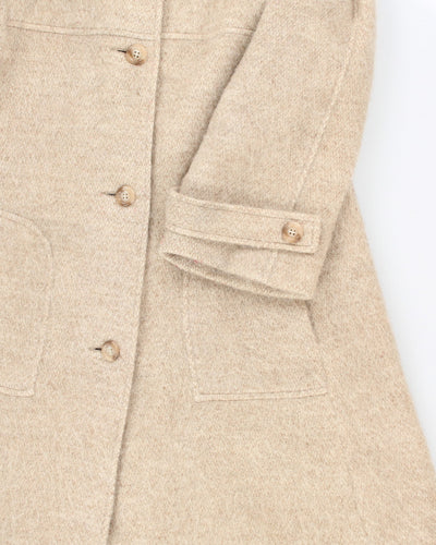 Vintage 70s Wool Hooded Coat - M