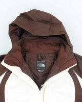 Vintage Women's The North Face Two Tone Hooded Jacket - M