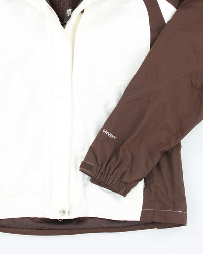 Vintage Women's The North Face Two Tone Hooded Jacket - M