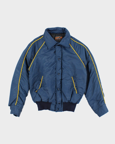 Vintage 80's Jensen Lined Sports Zip Up Jacket - S