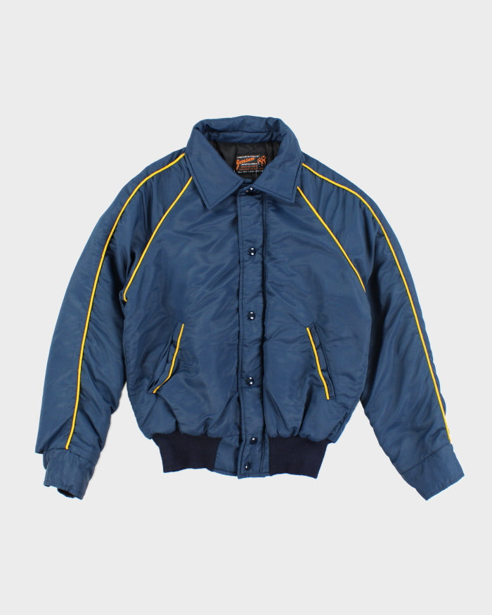 Vintage 80's Jensen Lined Sports Zip Up Jacket - S