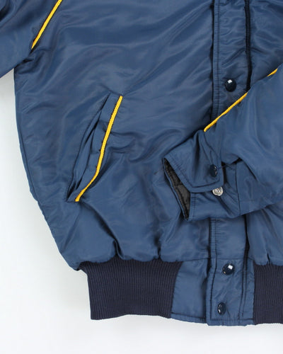 Vintage 80's Jensen Lined Sports Zip Up Jacket - S