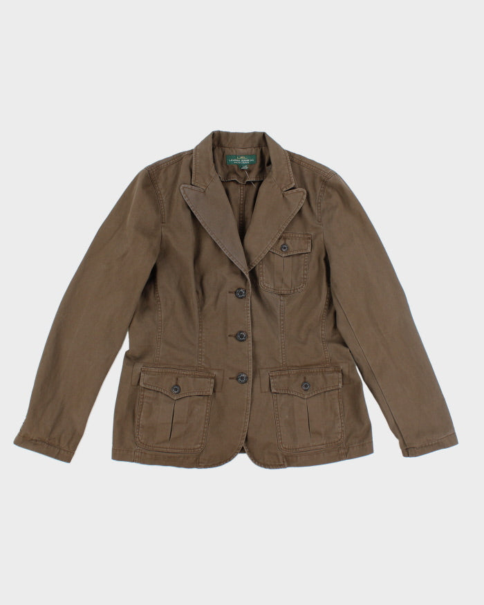 Vintage Women's Ralph Lauren Double Breasted Sports Jacket - L
