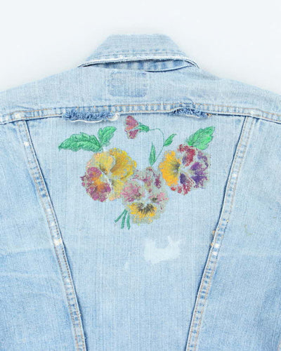 Vintage 70's Wrangler Light Wash Denim Jacket - S