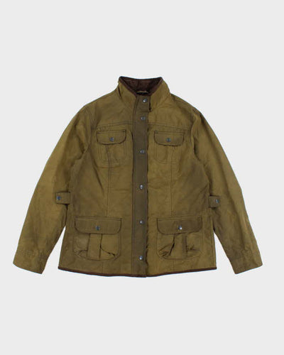 Vintage Women's Eddie Bauer Waxed Multi Pocket Jacket - L