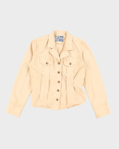 Vintage Women's Kenzo Double Breasted Denim Jacket -  XL