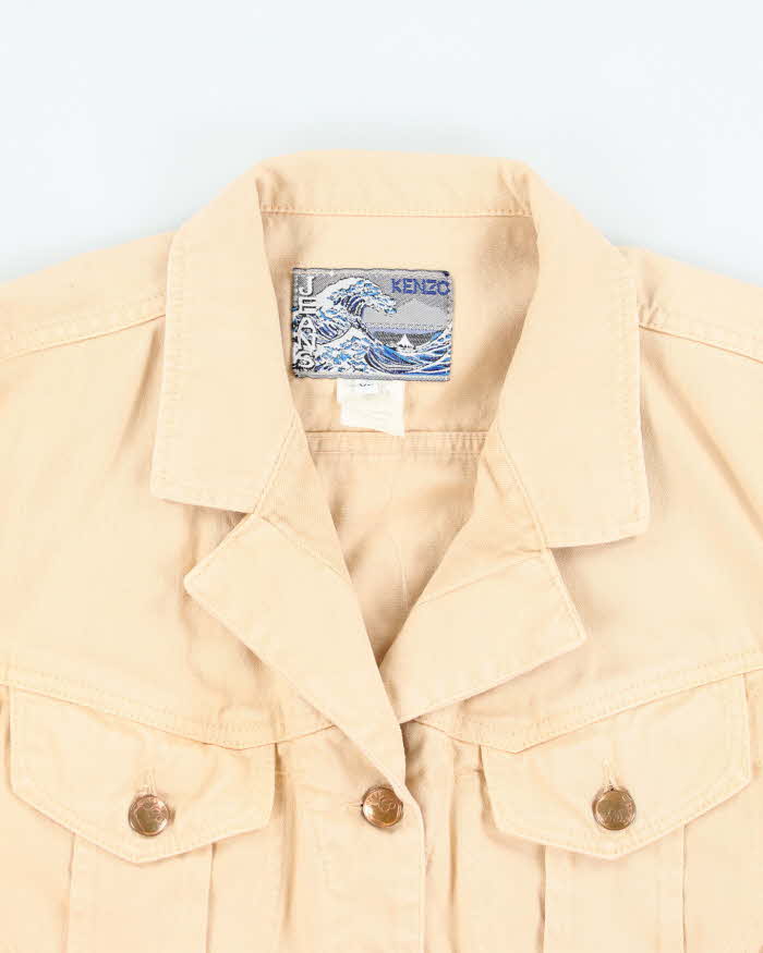 Vintage Women's Kenzo Double Breasted Denim Jacket -  XL