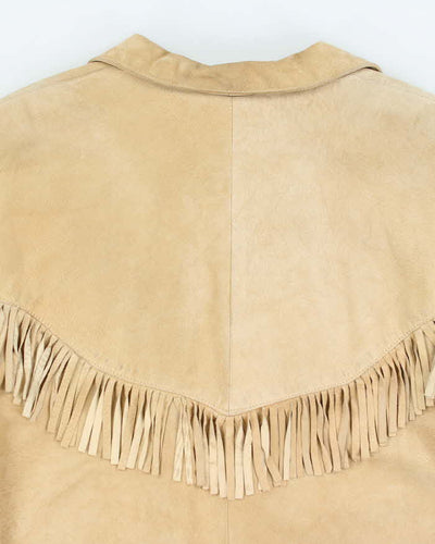 Vintage 90's Women's Danier Western Suede Fringe Pullover Jacket - L