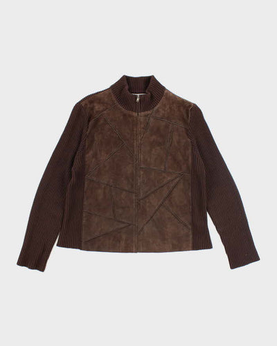 Vintage 90's Women's Nygard Suede Zip Up Jacket - S