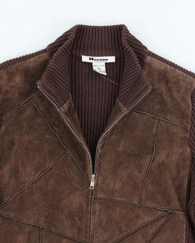 Vintage 90's Women's Nygard Suede Zip Up Jacket - S