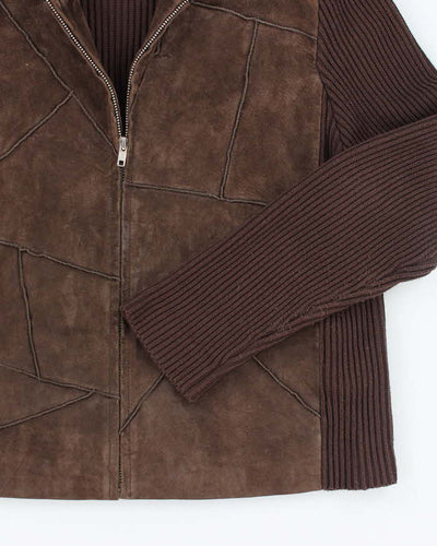 Vintage 90's Women's Nygard Suede Zip Up Jacket - S