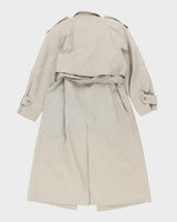 Vintage 90s London Fog Stone Overcoat - L