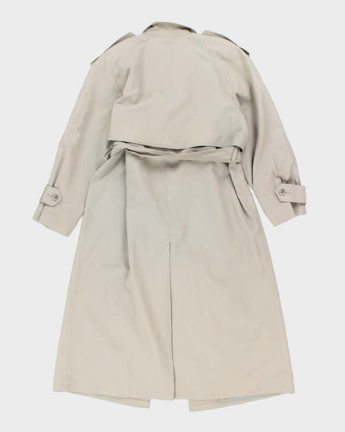 Vintage 90s London Fog Stone Overcoat - L