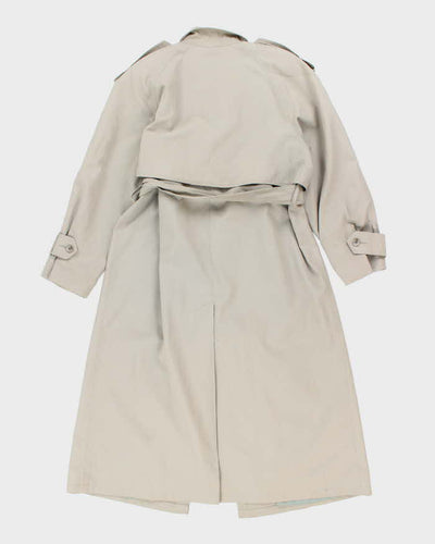 Vintage 90s London Fog Stone Overcoat - L