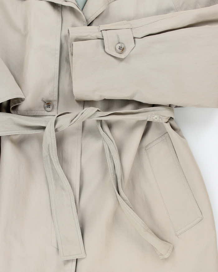 Vintage 90s London Fog Stone Overcoat - L