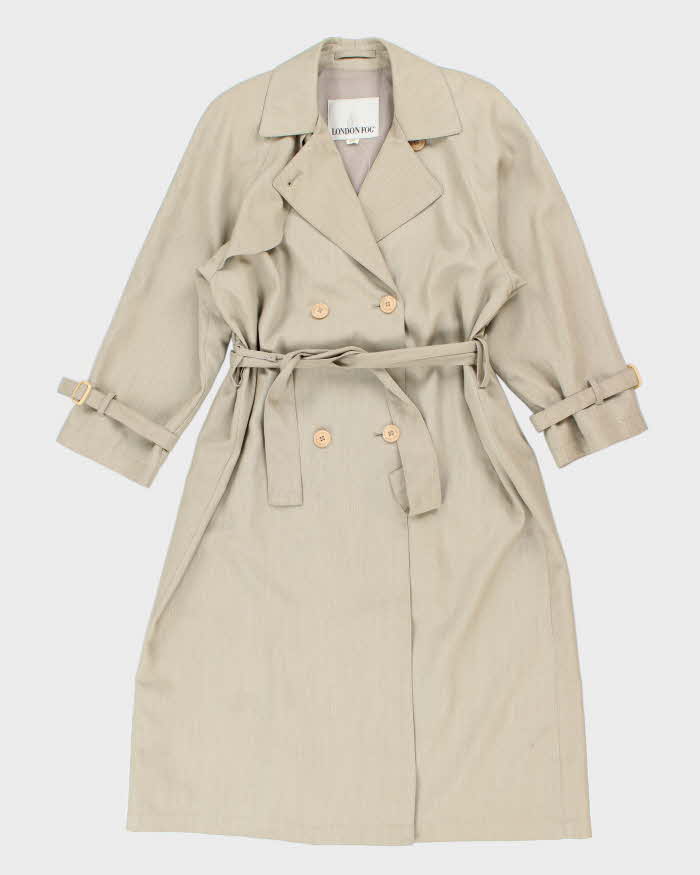 Vintage London Fog Stone Overcoat - XL