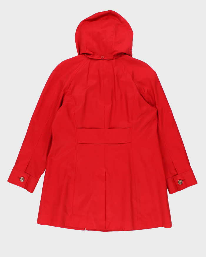 Vintage London Fog Hooded Red Short Coat - L