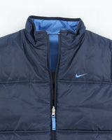 Vintage 2000's Women's Nike Reversible Insulated Gilet - L