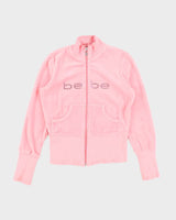 Vintage Y2K BEBE Sequined Zip Up Hoodie - S