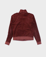 Vintage Y2K Juicy Couture Plain Zip Hoodie - L