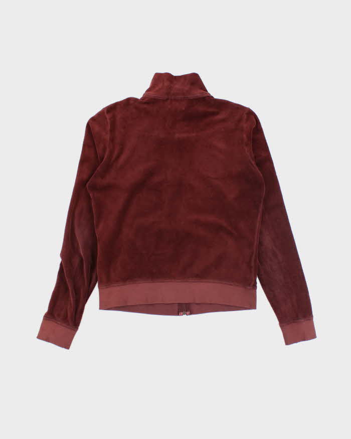 Vintage Y2K Juicy Couture Plain Zip Hoodie - L