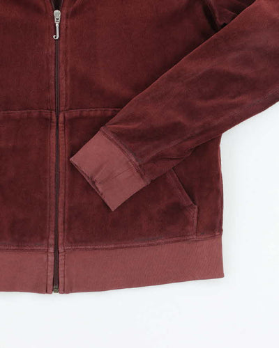 Vintage Y2K Juicy Couture Plain Zip Hoodie - L