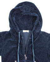Vintage Y2K Bebe Short Sleeve Zip Hoodie - S