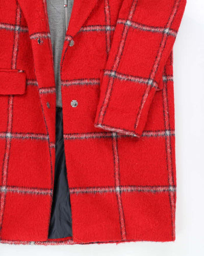 Vintage Women's Tommy Hilfiger Double Layered Hooded Overcoat - L