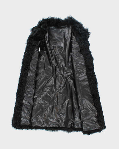Vintage Y2K Dolce & Gabbana Faux Fur Sleeveless Long Coat - M
