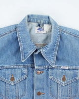 Vintage 80's Wrangler Light Wash Denim Jacket - M