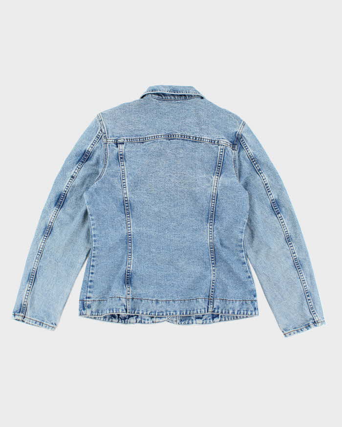 Vintage 90's Women's Guess Light Wash Denim Jacket - M