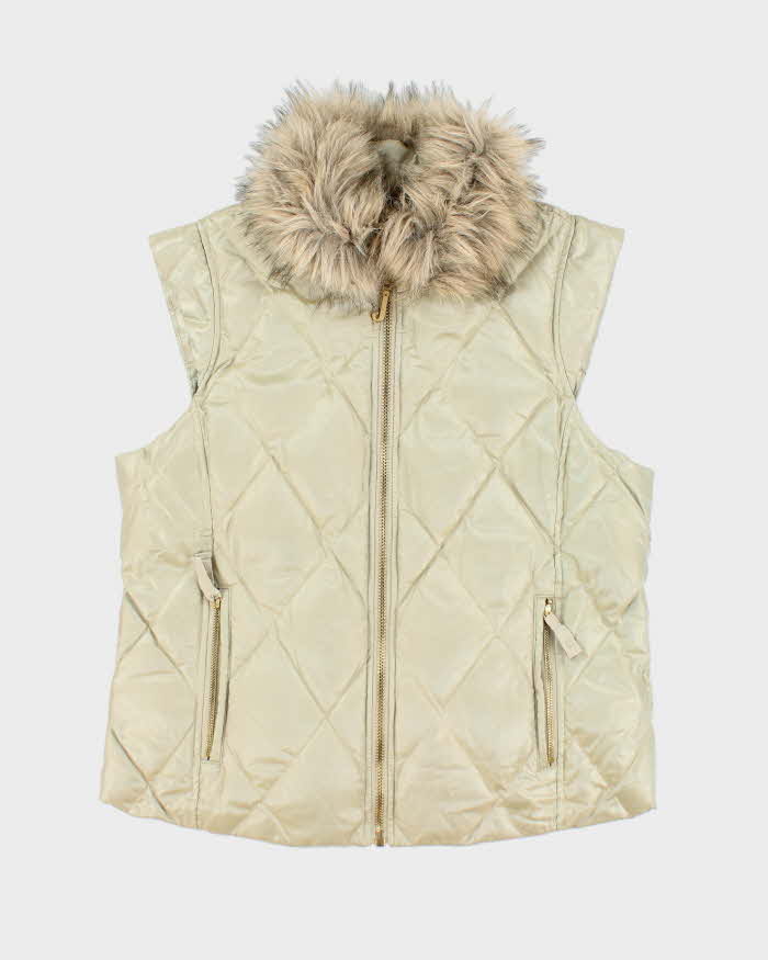 Vintage Y2K Women's Juicy Couture Puffer Gilet - XL
