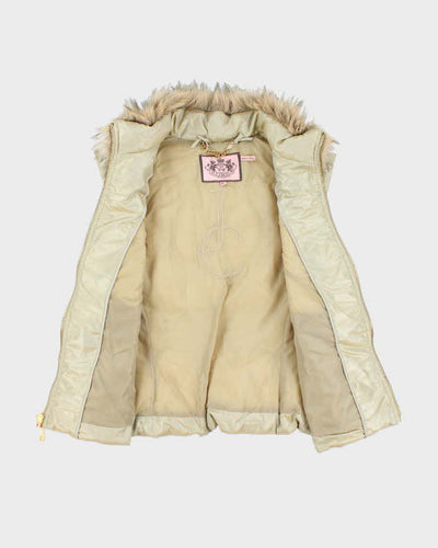 Vintage Y2K Women's Juicy Couture Puffer Gilet - XL