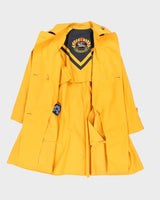 Vintage 90's Women's Burberry Button Up Overcoat - L